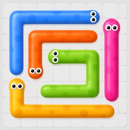 Peck Snack: Worm Arrow Puzzle simgesi